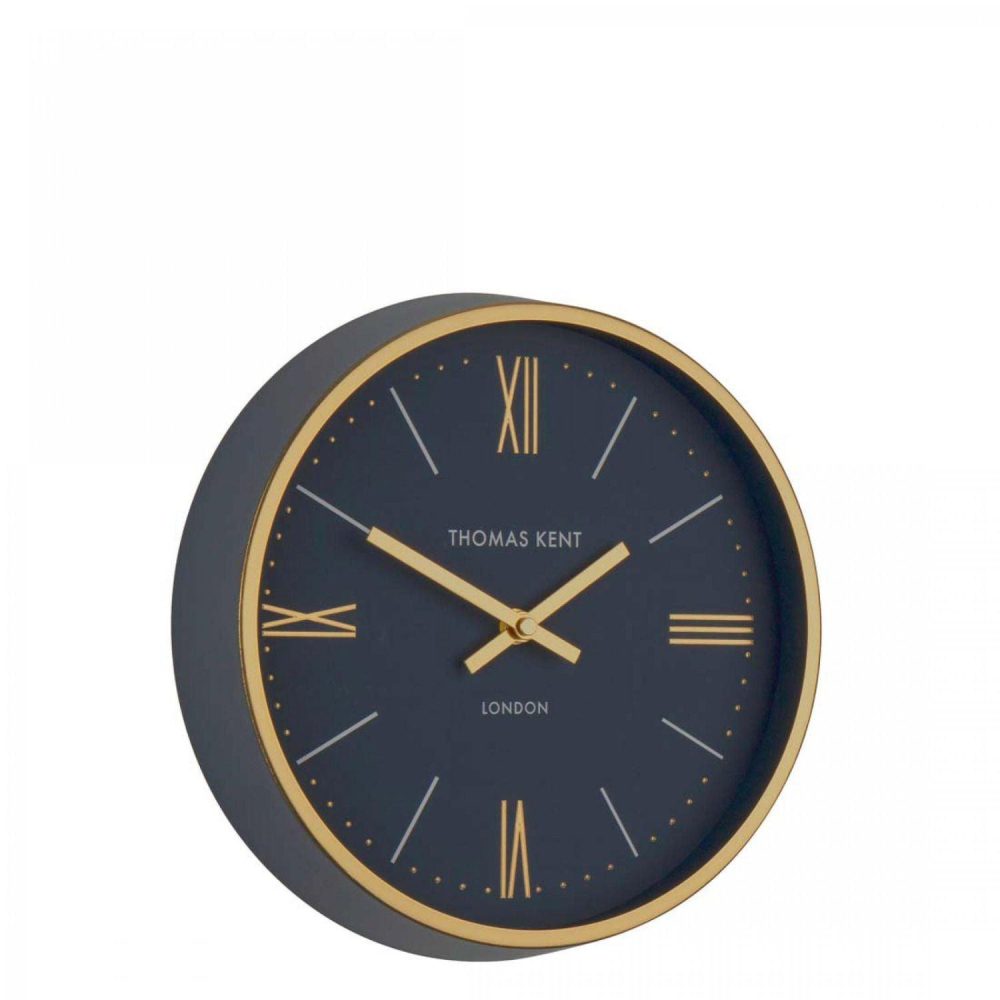 Art Marketing 10" Hampton Wall Clock Navy - Fellini Home Ltd