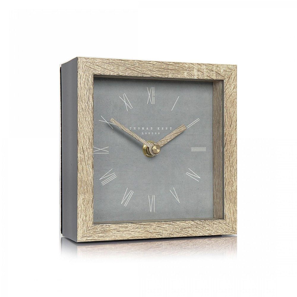 Art Marketing 5" Nordic Mantel Clock Cement - Fellini Home Ltd