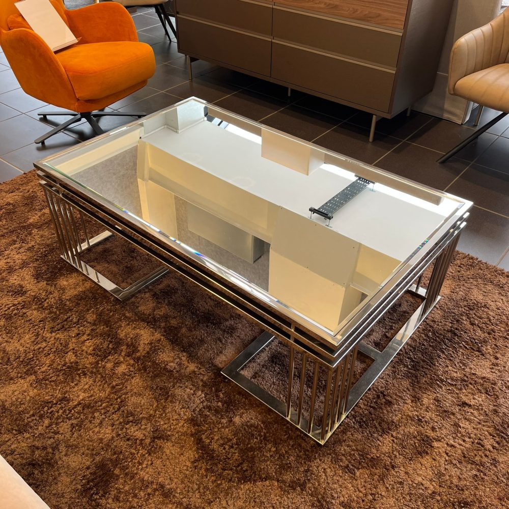 Fellini Home - Chrome Coffee Table - Fellini Home Ltd