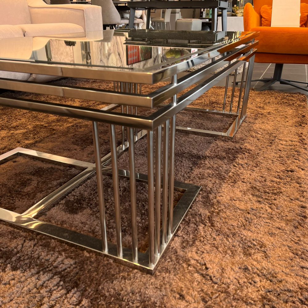 Fellini Home - Chrome Coffee Table - Fellini Home Ltd