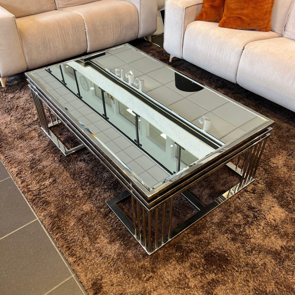 Fellini Home - Chrome Coffee Table - Fellini Home Ltd