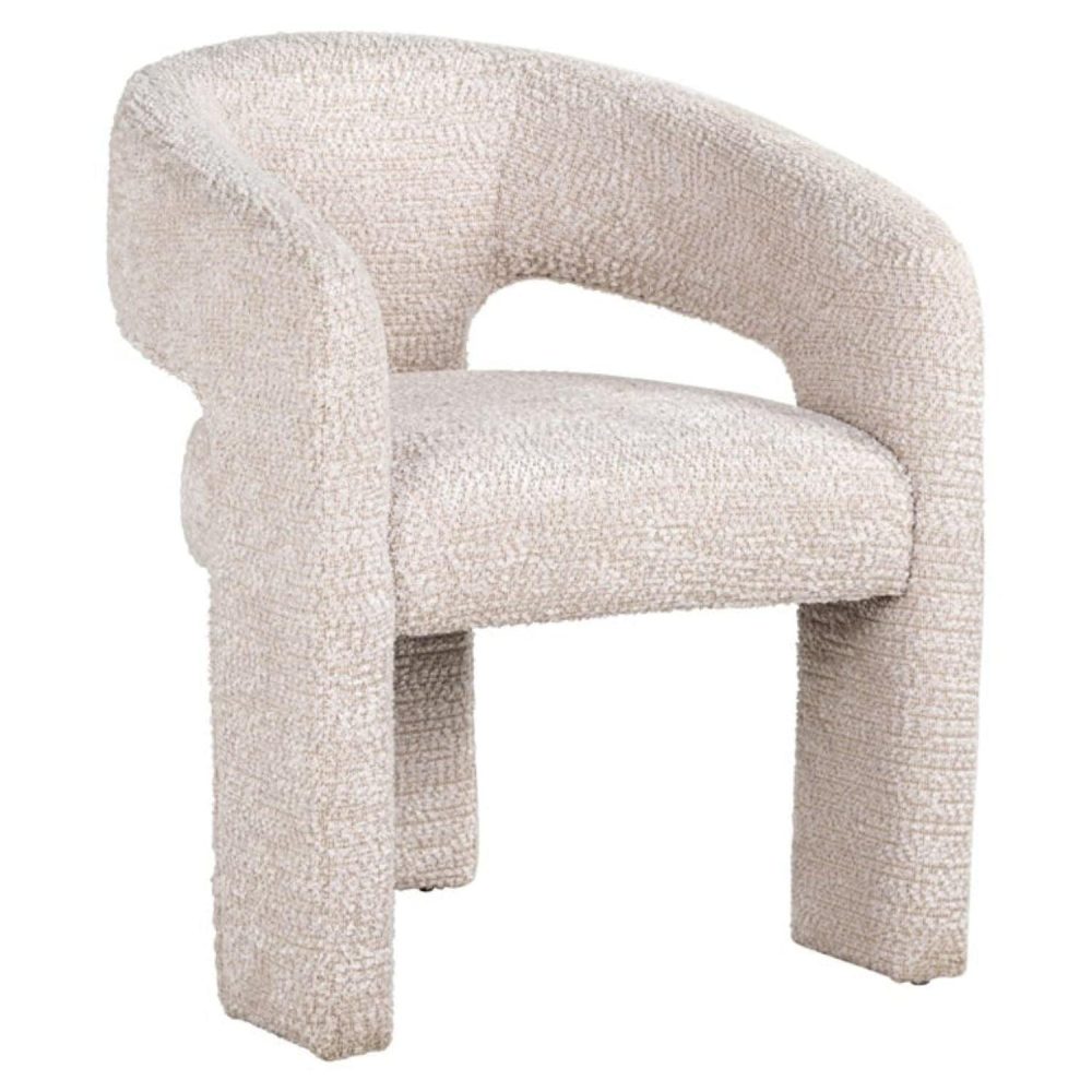 Richmond Interiors Belle Chair Lovely Cream S4733 FR - Fellini Home Ltd