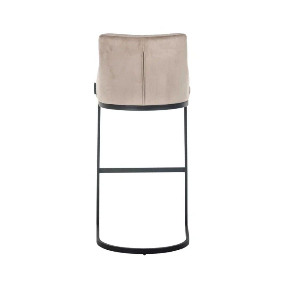 Richmond Interiors Bolton Barstool in Khaki and Black S4579 FR - Fellini Home Ltd