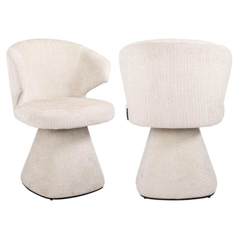 Richmond Interiors Gatsbi Chair Beige Chenille S4748 FR - Fellini Home Ltd