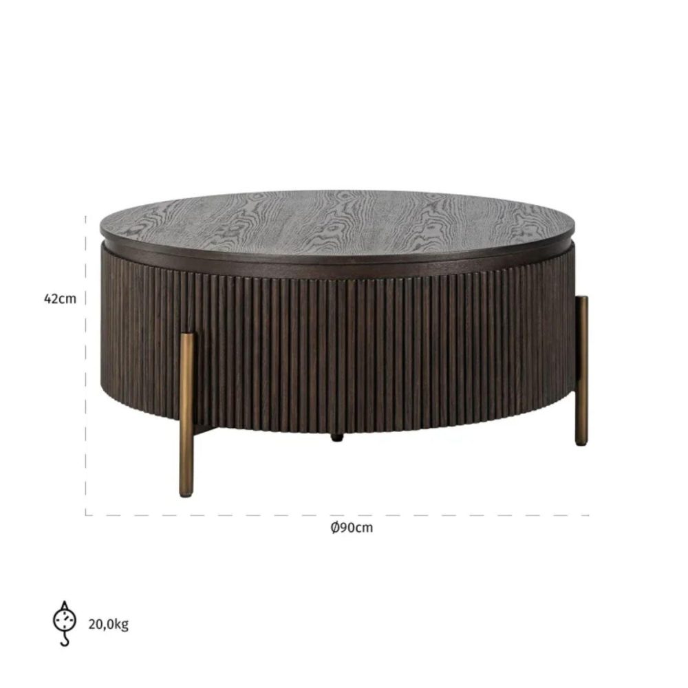 Richmond Interiors Luxor Coffee Table 7752 - Fellini Home Ltd