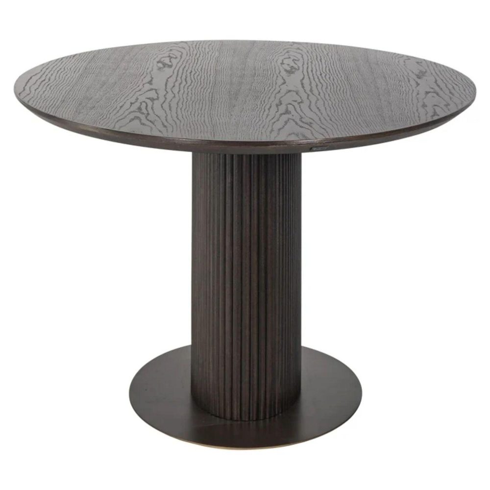 Richmond Interiors Luxor Oval Dining Table In Brown 7755 - Fellini Home Ltd