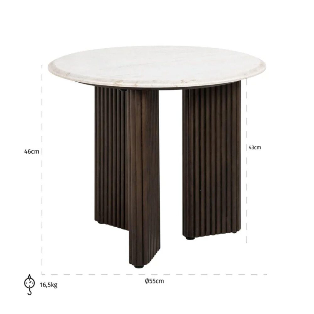 Richmond Interiors Mayfield Side Table 7774 - Fellini Home Ltd