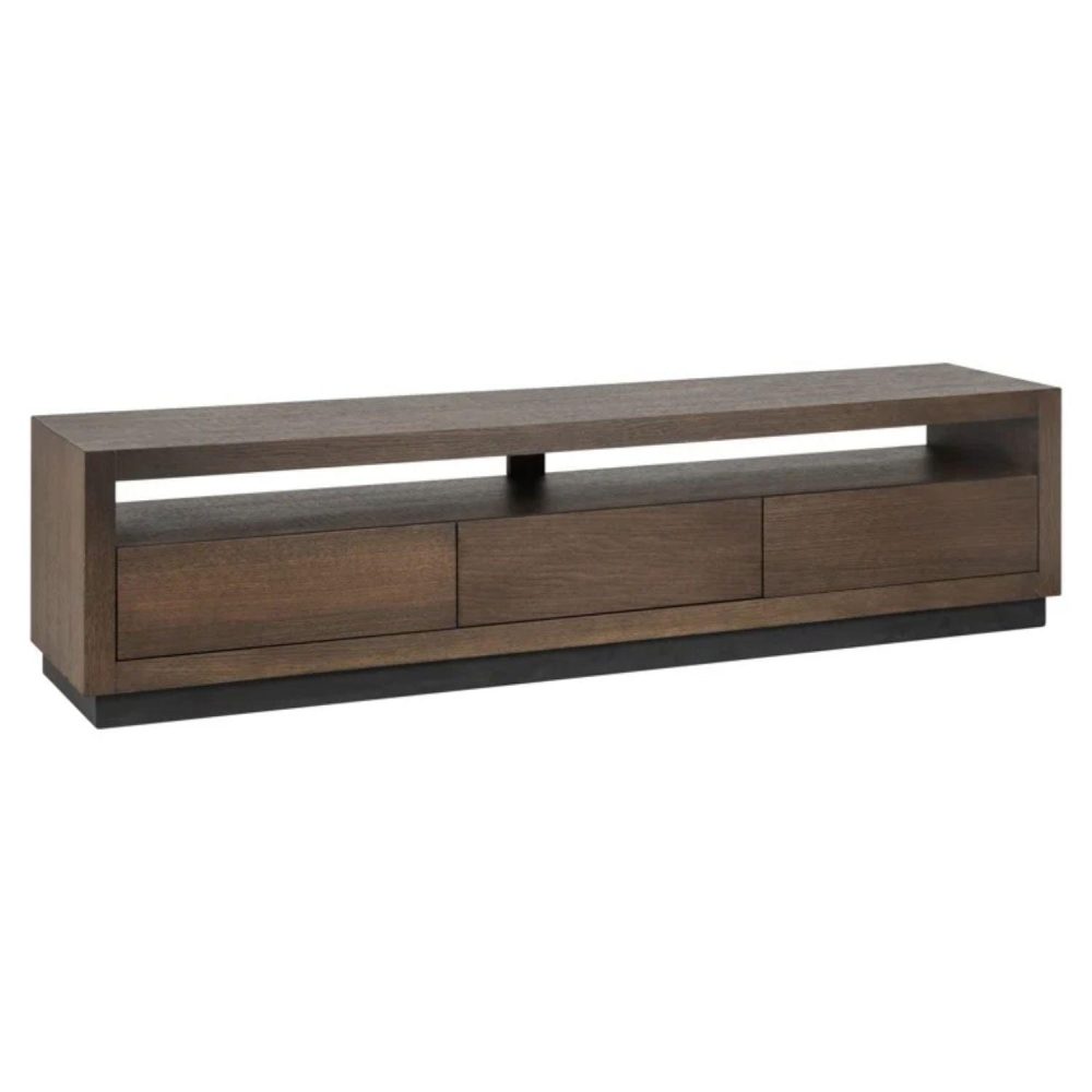 Richmond Interiors Oakura TV - Unit 3 - Drawers In Brown 6503 - Fellini Home Ltd