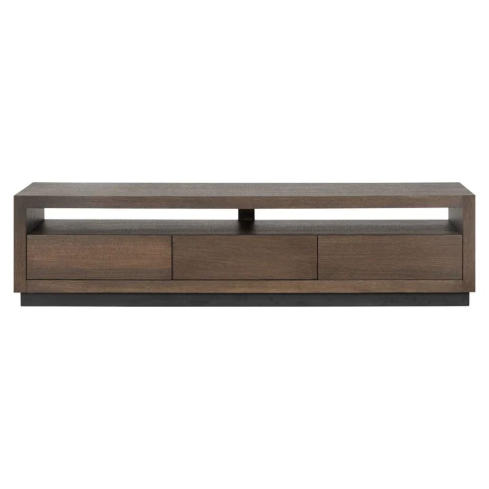 Richmond Interiors Oakura TV - Unit 3 - Drawers In Brown 6503 - Fellini Home Ltd