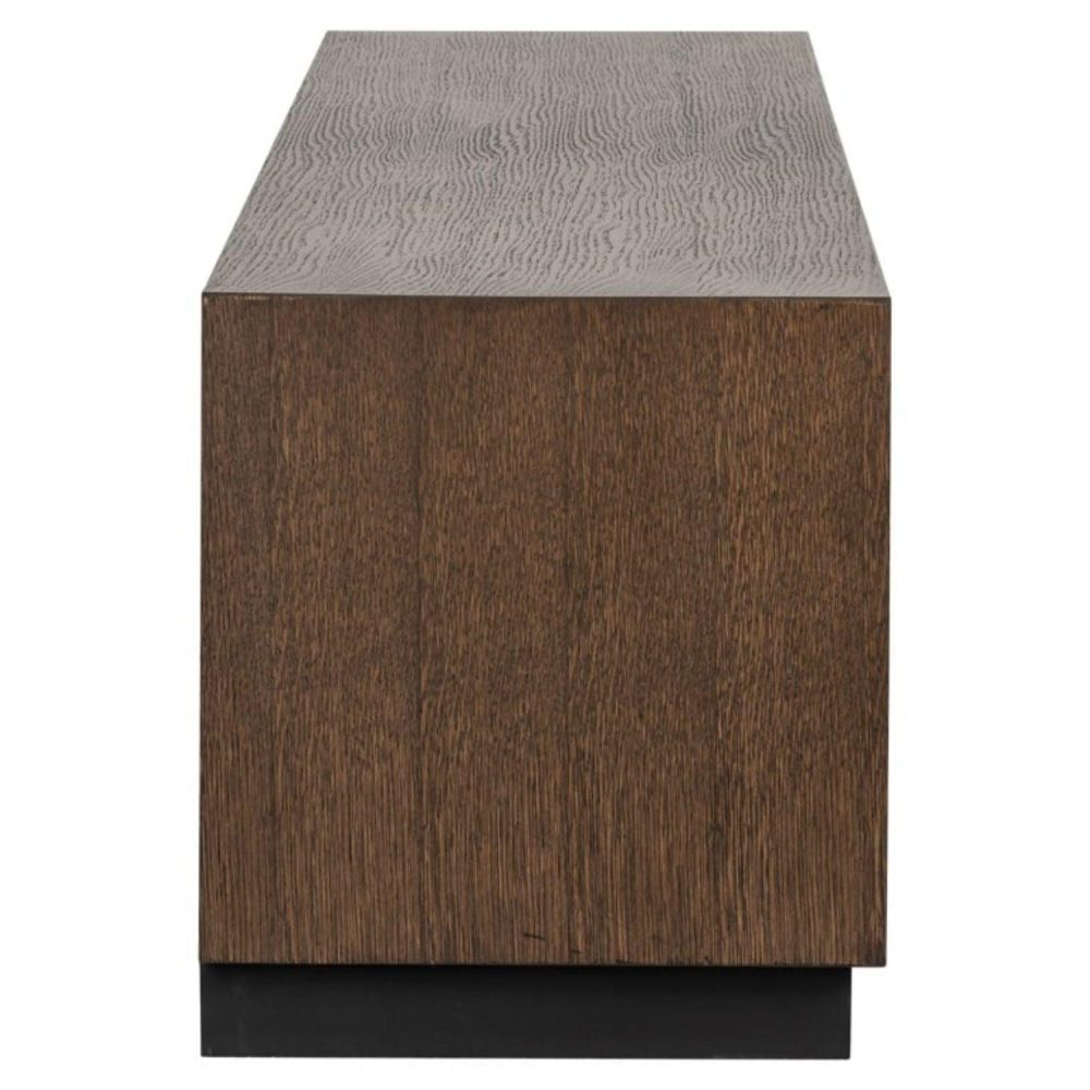 Richmond Interiors Oakura TV - Unit 3 - Drawers In Brown 6503 - Fellini Home Ltd