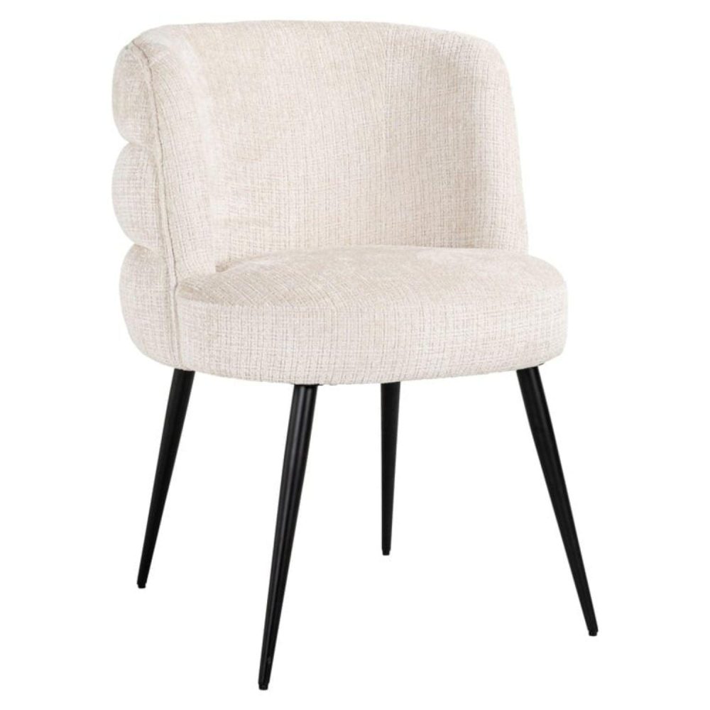 Richmond Interiors Stella Chair Beige Chenille S4745 FR - Fellini Home Ltd