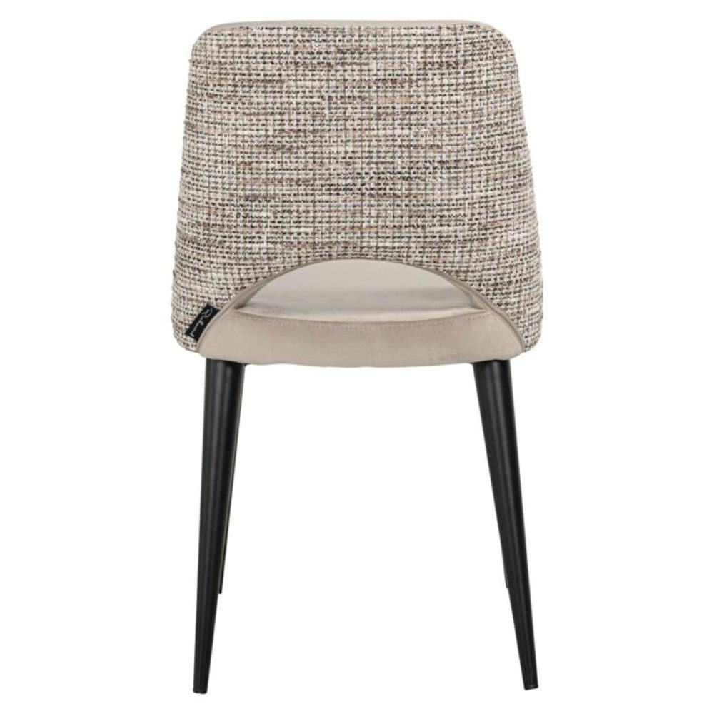 Richmond Interiors Tabitha Dining Chair in Trendy Nature and Quartz Khaki S4482 FR - Fellini Home Ltd